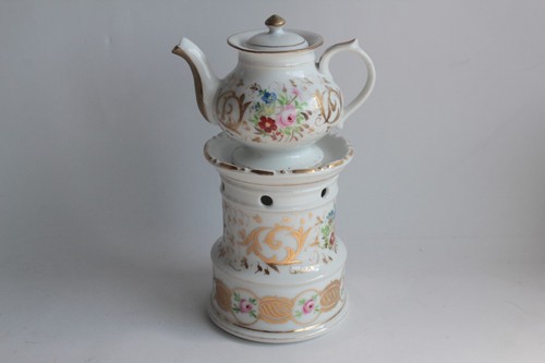 Ancienne tisanière porcelaine - ancienne,