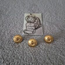 3 Boutons d'uniforme militaire