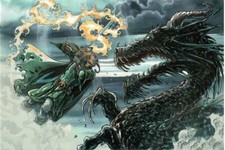 CARTE POSTALE LES CHEVALIERS D'EMERAUDE ILLUSTREE PAR TIBUCE OGER NEUF