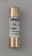 Fusible cartouche industrielle gg 14x51 10 ampères