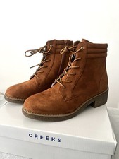 chaussure bottines marron en