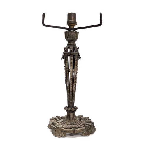 Pied lampe fer forgé - de,