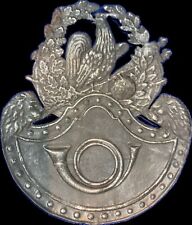 PLAQUE DE SHAKO CHASSEUR DE LA GARDE NATIONALE MONARCHIE DE JUILLET