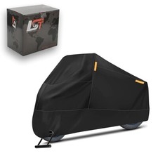 Housse De Moto Couverture Extérieure Abri Garage Complet Imperméable Noir M