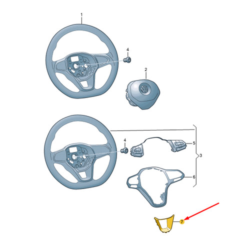 Garniture volant gtd - de, pour