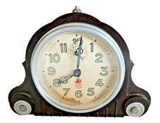 ART DECO  REVEIL SMI  BAKELITE SOCIETE INDUSTRIE MARSEILLE FONCTIONE ET SONNE