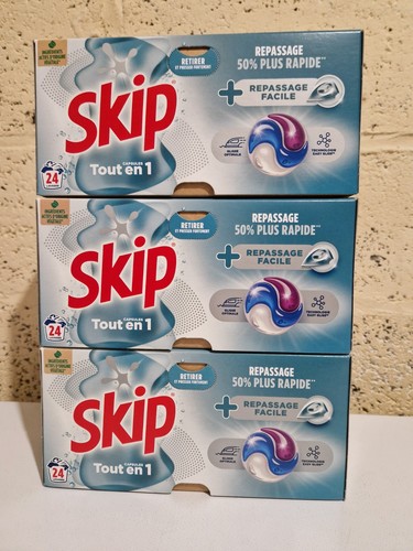 Lot lessive caspule skip - de,