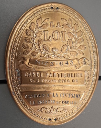 Plaque fonction ancienne - plaque,