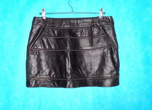 Jupe ikks code en cuir - by,