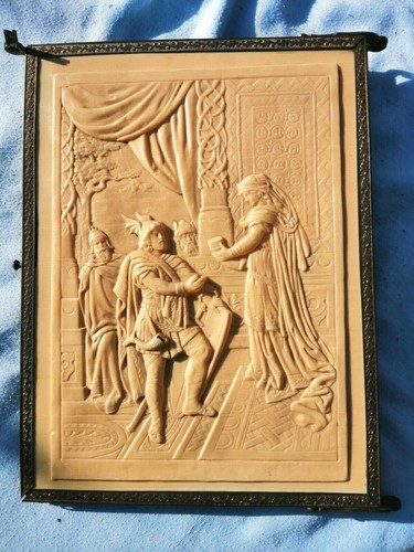 Ancien triptyque restaurer - ancien, à