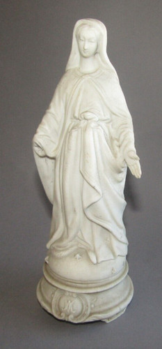 Ancienne statuette vierge - statuette,