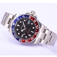 40mm Parnis Black Dial