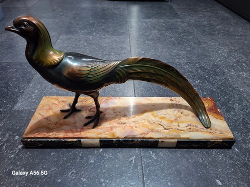 Grande statue oiseau faisan - statue, oiseau/faisan