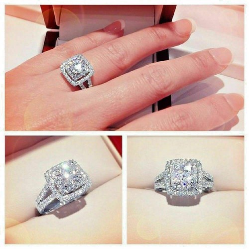 Bague fiançailles double - fiançailles,