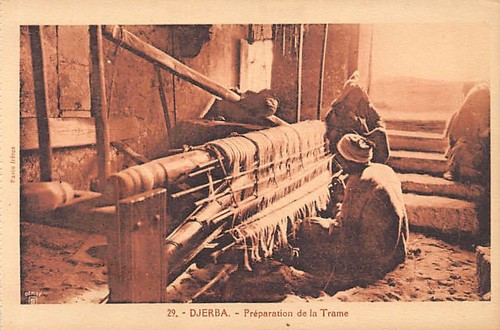 Tunisie djerba tissage - -,