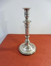 Bougeoir métal argenté