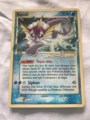 Carte pokémon aquali - pokémon,