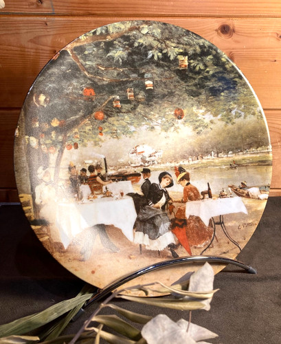 Assiette murale porcelaine - en,