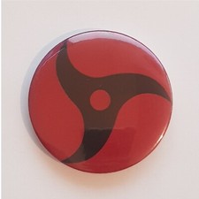 1 Badge à épingle 50 mm Sharingan Itachi Naruto