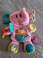 PLAYSKOOL Fold 'N Go Busy Elephant Rose Soft Plush 7 Busy Activites
