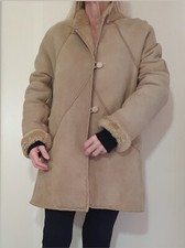 Dibi veste 3/4 shearling / peau lainée beige Taille S