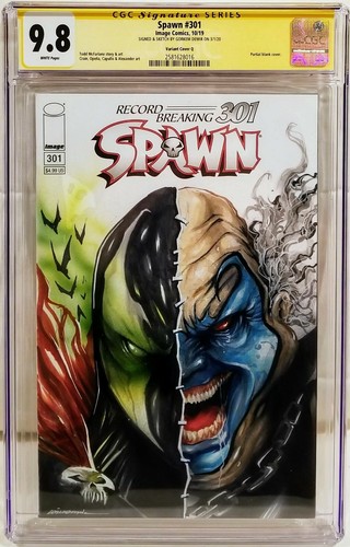 Spawn 301 signed - #301, sketch