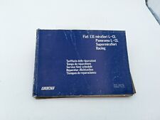 Manuel D'Atelier Pour Fiat 131