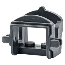 LEGO selle selle gris foncé