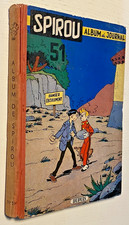 Reliure Recueil Album du journal SPIROU N° 51 - 1954 -  Etat Très Correct