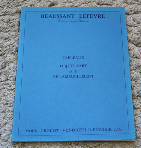 Catalogue vente 2003 - catalogue,