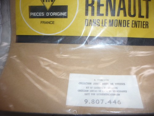 Collection joints boite de - ,