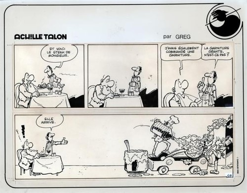 Rare planche originale - rare,