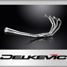 Honda CB350F Four 1972-1974 Echappement 4-1 Silencieux A Cone Inverse Inox Poli