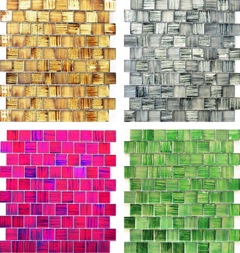 Glas effekt mosaïque carreaux - mosaïque,