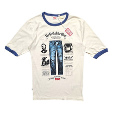 NWT LVC Levi's Vintage Clothing 1970s Ringer Tee XS SS23