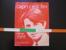 Partition ancienne Herve Vilard Capri c'est fini