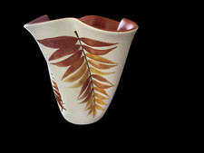 Grand vase mouchoir en céramique signé  Fernand Elchinger 1911-1975 (années 50)