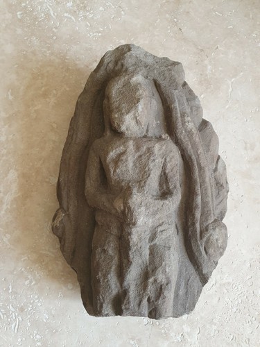 Cambodge divinité grès - ,,