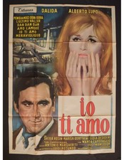 Affiche IO TI AMO Alberto Lupo Dalida Margheriti Genesio Rosin A475