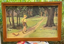 ancien affiche scolaire rossignol poucet lecture 5