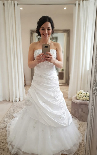 Jolie robe mariée bustier - robe, de