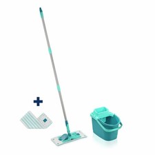 Leifheit Kit de nettoyage Power Clean avec housse micro duo, raclette, seau, ...