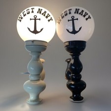 Applique West Navy 60’s Philippe Capelle Fra Bois Chantourné Noir Blanc Ou Les 2