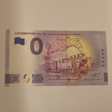 BILLET TOURISTIQUE 0 EURO ZÉRO EURO LOCOMOTIVES 141.TA 2021