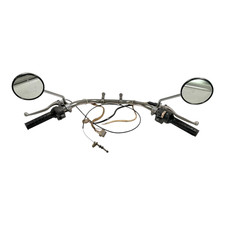 Guidon Avec Fitting Rétroviseur Poignée des Gaz Frein Embrayage Levier D Usé Ura