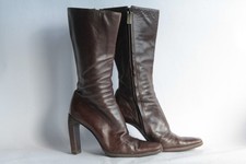 GUCCI Bottes cuir marron (59468)