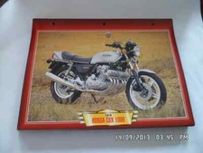 CARTE FICHE MOTO 1978 HONDA