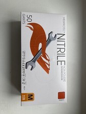 gant nitrile pour mecanicien orange