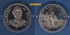 Médaille - Président de la V République Charles de Gaulle - 40 mm 31 Grammes