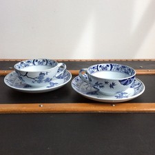 Paire Tasses Creil Montereau
